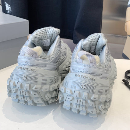 CHUNKY SNEAKERS IN BOMBAY GRAY POLYURETHANE, POLYESTER AND NYLON