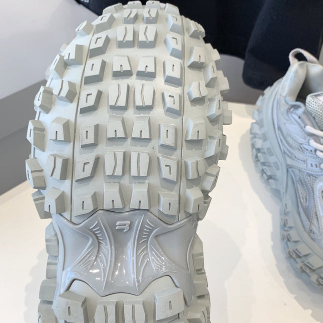 CHUNKY SNEAKERS IN BOMBAY GRAY POLYURETHANE, POLYESTER AND NYLON