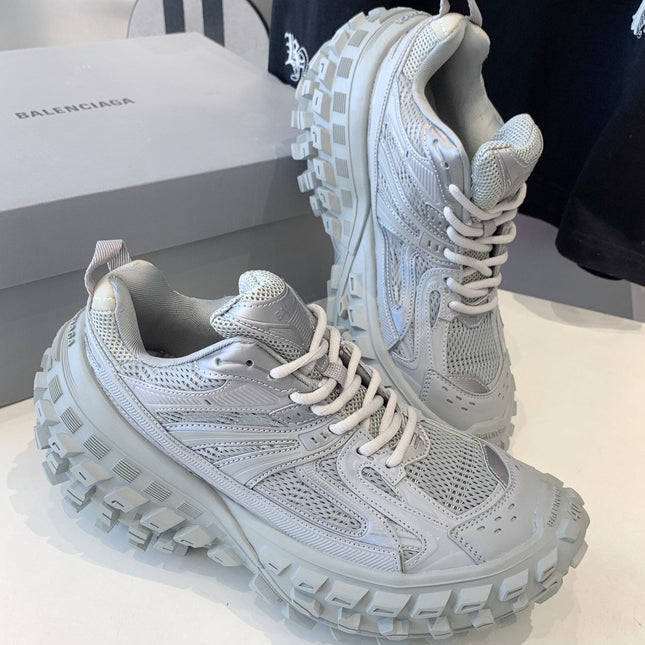 CHUNKY SNEAKERS IN BOMBAY GRAY POLYURETHANE, POLYESTER AND NYLON