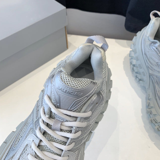 CHUNKY SNEAKERS IN BOMBAY GRAY POLYURETHANE, POLYESTER AND NYLON