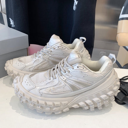 CHUNKY SNEAKERS IN BONE BEIGE POLYURETHANE, POLYESTER AND NYLON