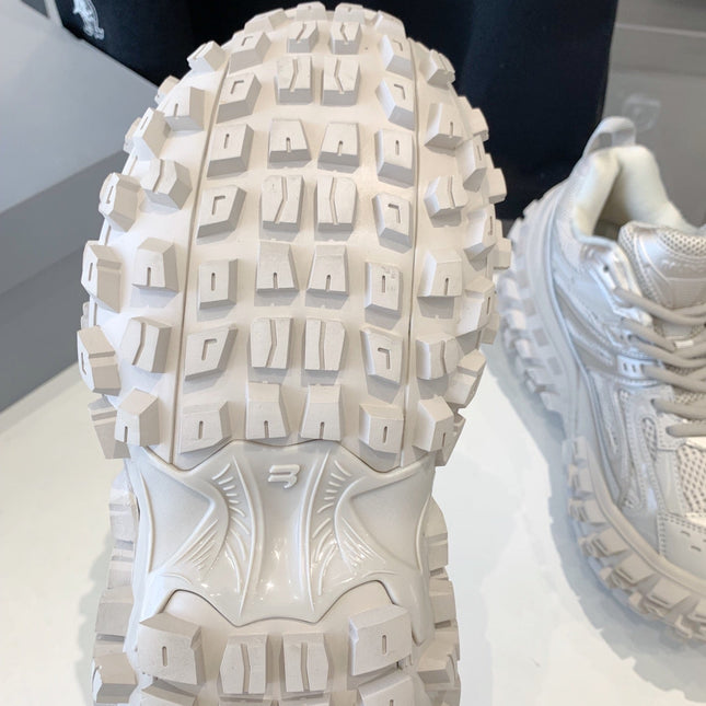 CHUNKY SNEAKERS IN BONE BEIGE POLYURETHANE, POLYESTER AND NYLON