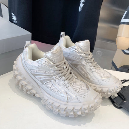 CHUNKY SNEAKERS IN BONE BEIGE POLYURETHANE, POLYESTER AND NYLON