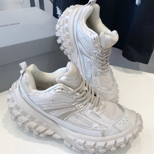 CHUNKY SNEAKERS IN BONE BEIGE POLYURETHANE, POLYESTER AND NYLON