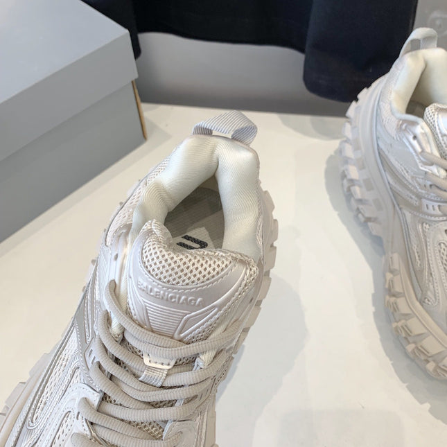 CHUNKY SNEAKERS IN BONE BEIGE POLYURETHANE, POLYESTER AND NYLON