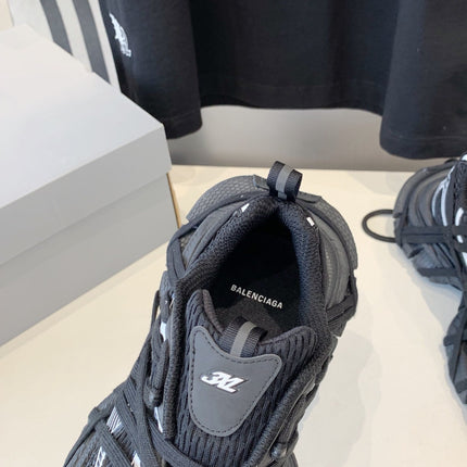 3XL EXTREME LACE SNEAKER BLACK MIX WHITE