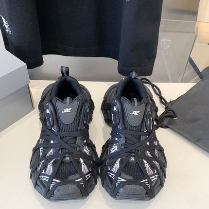 3XL EXTREME LACE SNEAKER BLACK MIX WHITE