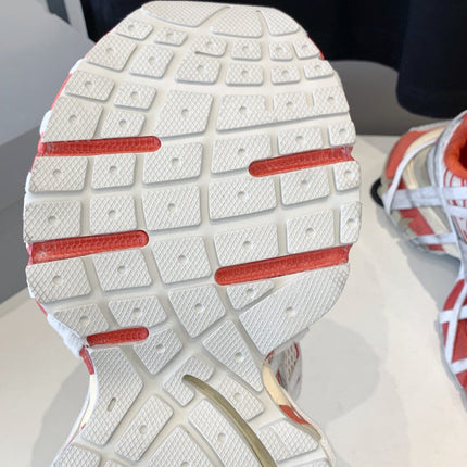 3XL EXTREME LACE SNEAKER ORANGE MIX DUST WHITE AND SILVER