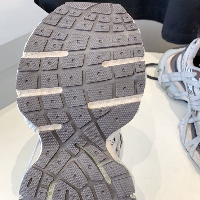 3XL EXTREME LACE SNEAKER BROWN MIX DUST WHITE AND SILVER