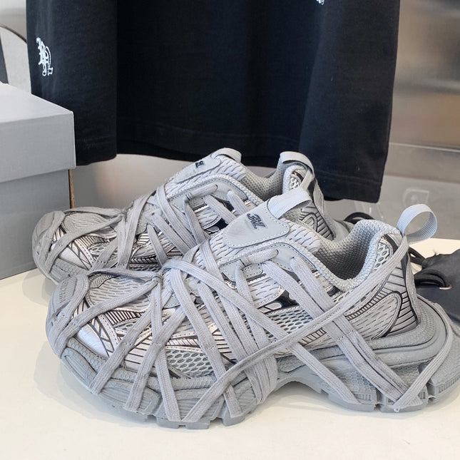 3XL EXTREME LACE SNEAKER ALL GRAY