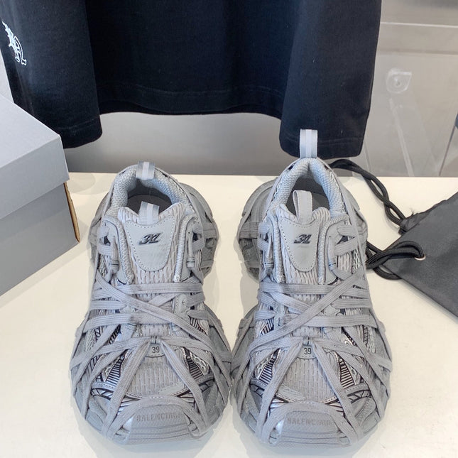 3XL EXTREME LACE SNEAKER ALL GRAY