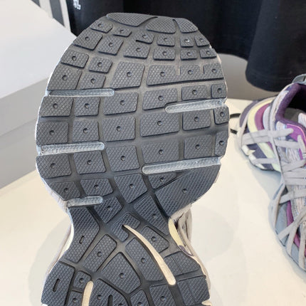 3XL EXTREME LACE SNEAKER PURPLE AND GRAY