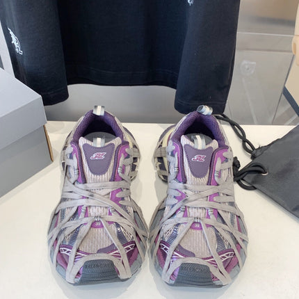 3XL EXTREME LACE SNEAKER PURPLE AND GRAY