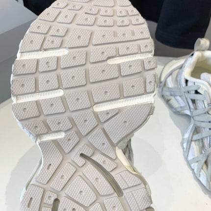 3XL EXTREME LACE SNEAKER BEIGE AND GRAY