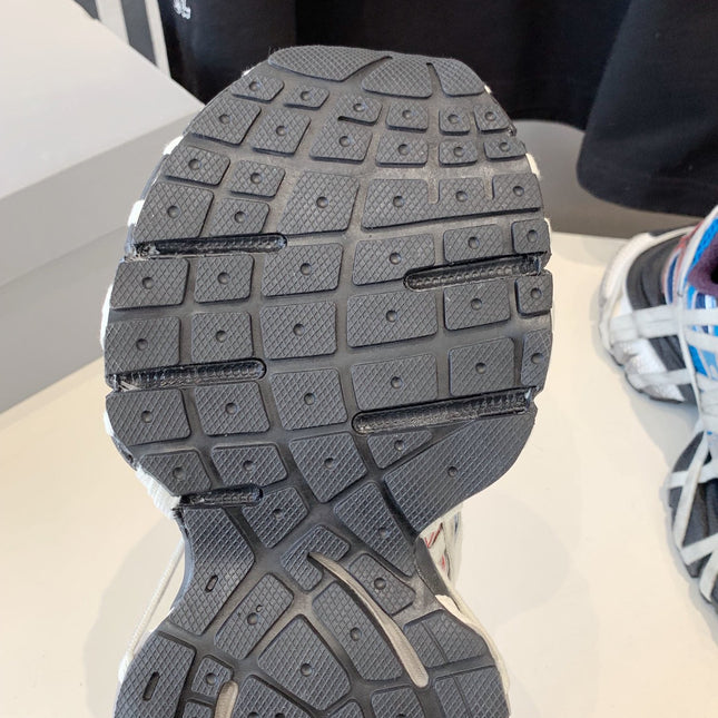 3XL EXTREME LACE SNEAKER BLUE MIX PINK SILVER AND RED