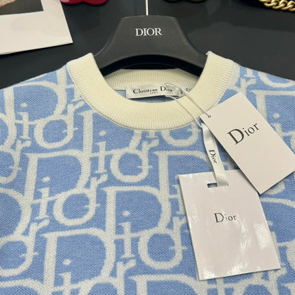 Dior 25 T-Shirt Light Blue Wool 232731