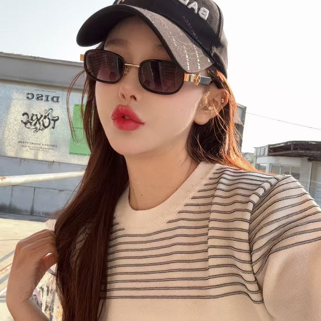 SELLERIA RECTANGULAR FRAME SUNGLASSES FD8131 IN ACETATE