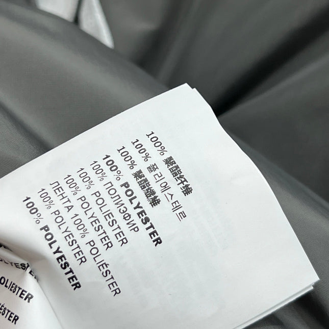 MIU 25S HOODED JACKET GREY IN NYLON 263131