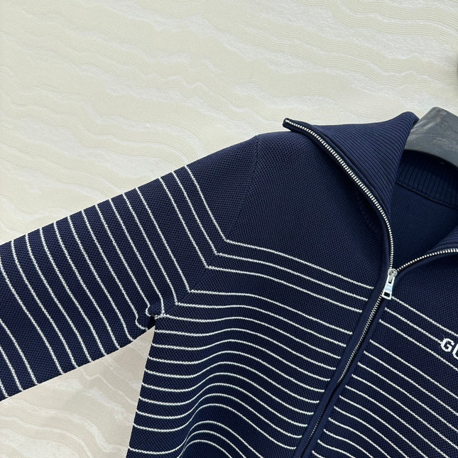 GUCCI ZIP-UP KNITTED JACKET STYLE 144