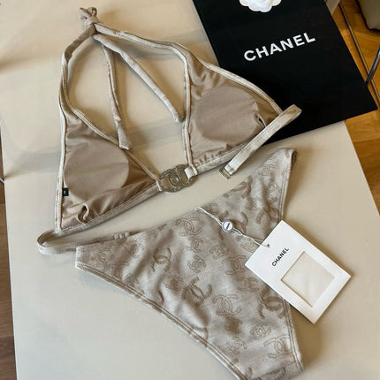 SWIMSUIT IN NUDE EMBROIDERED LOGO 604223