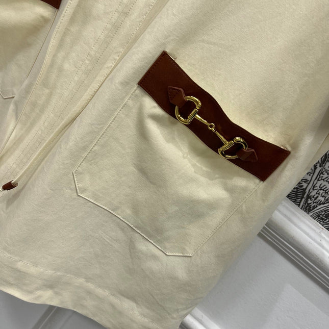 GUCCI 25S NEW STYLE SHORT SLEEVE LAPEL DRESS 262936