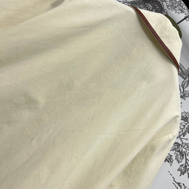 GUCCI 25S NEW STYLE SHORT SLEEVE LAPEL DRESS 262936