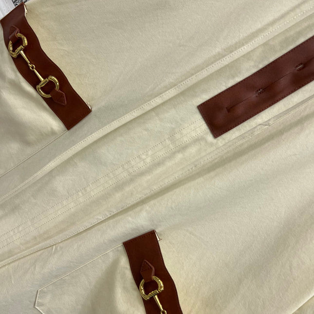 GUCCI 25S NEW STYLE SHORT SLEEVE LAPEL DRESS 262936