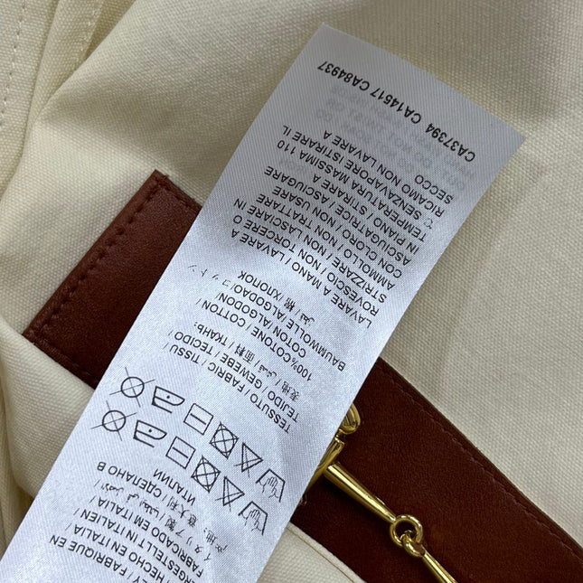 GUCCI 25S NEW STYLE SHORT SLEEVE LAPEL DRESS 262936