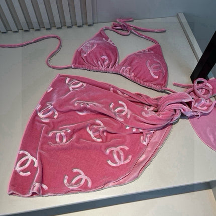 CC BIKINI SWIMSUIT SET IN PINK 624523