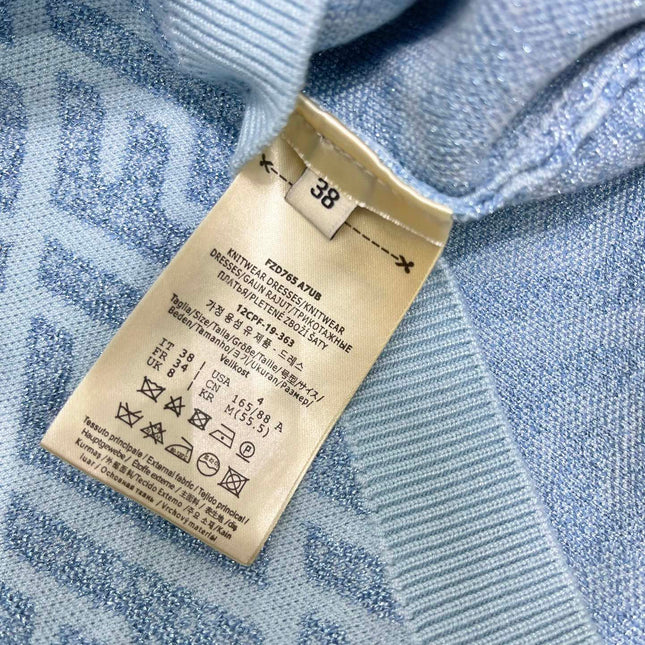 FEND 25S JACQUARD KNIT DRESS 264230