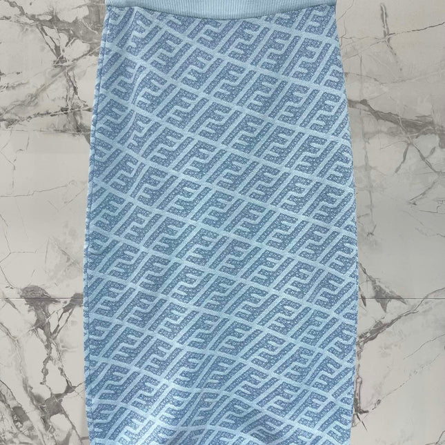 FEND 25S JACQUARD KNIT DRESS 264230