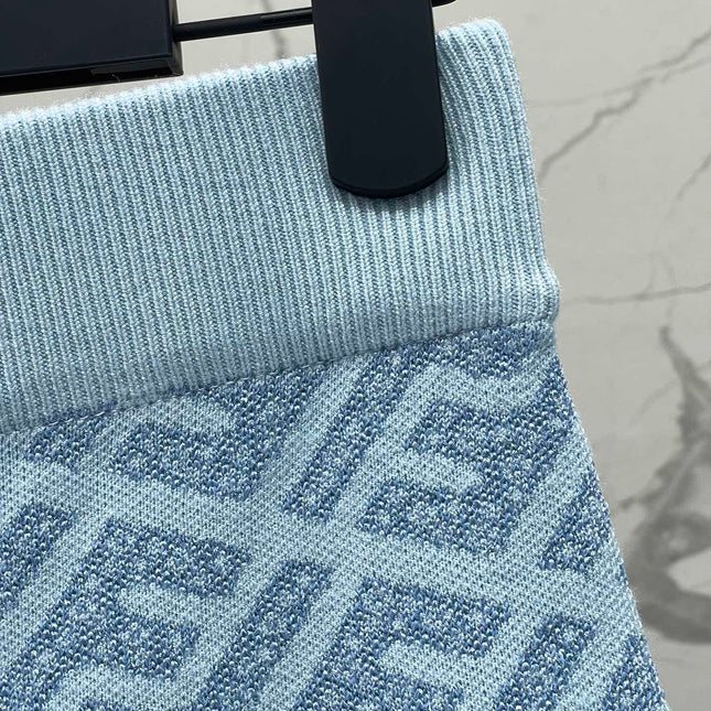 FEND 25S JACQUARD KNIT DRESS 264230