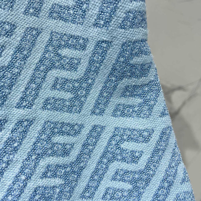 FEND 25S JACQUARD KNIT SHORT SLEEVES 264231