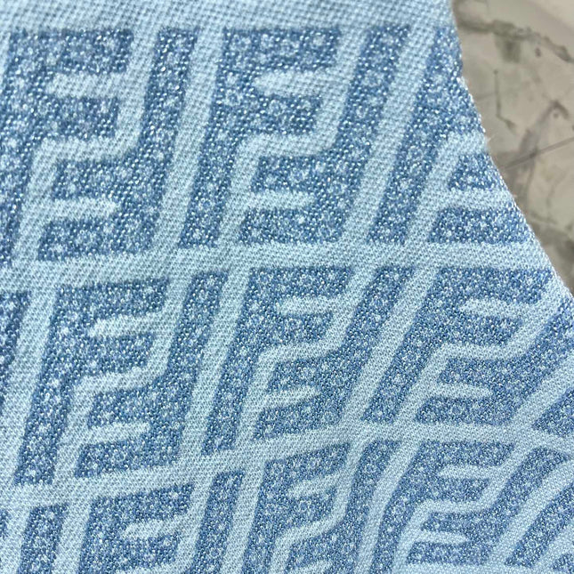 FEND 25S JACQUARD KNIT SHORT SLEEVE DRESS 264234