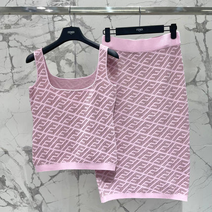 FEND 25S JACQUARD KNIT VEST 264235