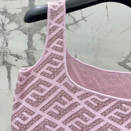 FEND 25S JACQUARD KNIT VEST 264235