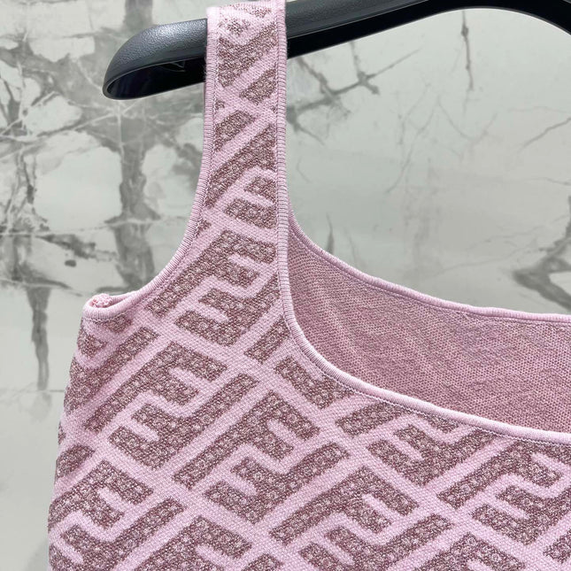 FEND 25S JACQUARD KNIT VEST 264235