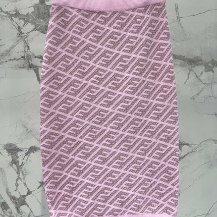FEND 25S JACQUARD KNIT DRESS 264236