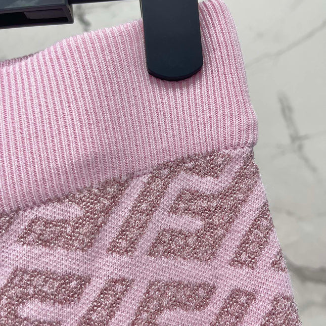 FEND 25S JACQUARD KNIT DRESS 264236