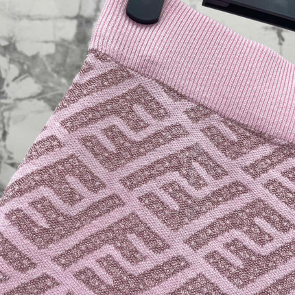 FEND 25S JACQUARD KNIT DRESS 264236