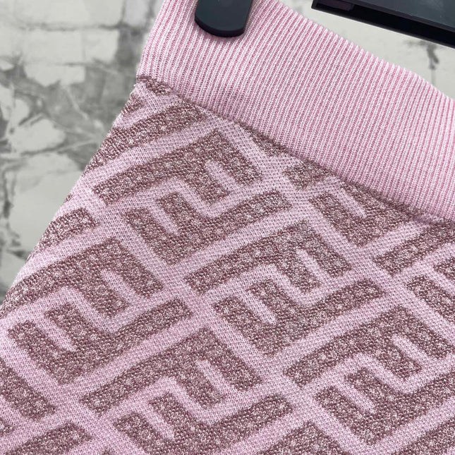 FEND 25S JACQUARD KNIT DRESS 264236