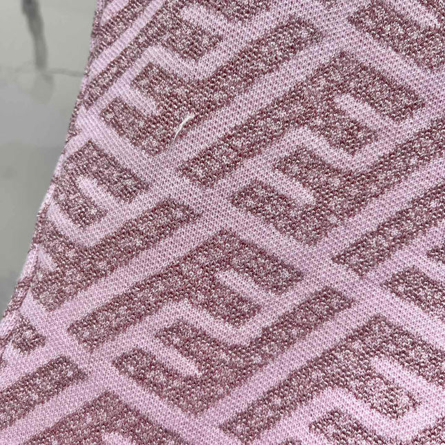 FEND 25S JACQUARD KNIT SHORT SLEEVES 264237