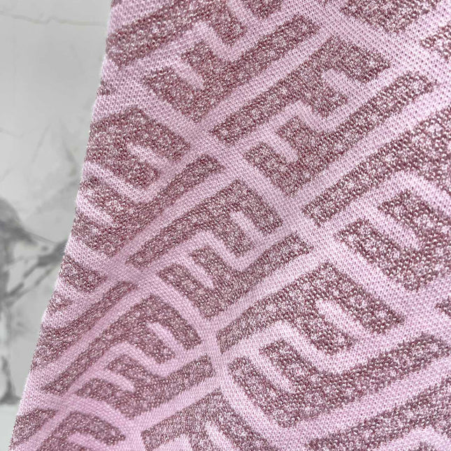 FEND 25S JACQUARD KNIT SHORT SLEEVES 264237