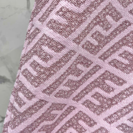 FEND 25S SHORT SLEEVE JACQUARD KNIT LAPEL 264238