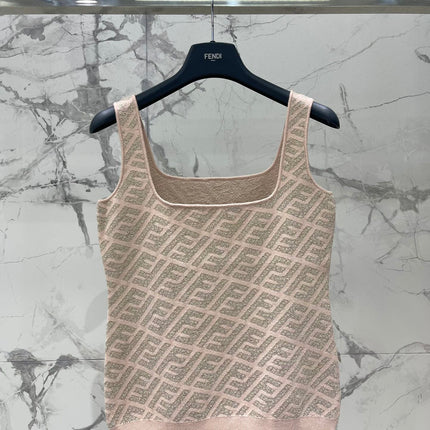FEND 25S JACQUARD KNIT VEST 264023