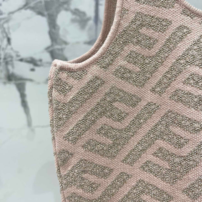 FEND 25S JACQUARD KNIT VEST 264023