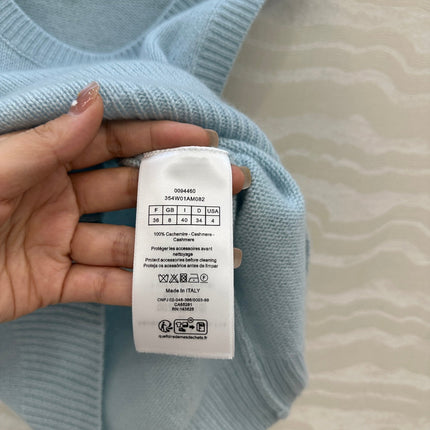 DIOR U-NECK CASHMERE VEST 276279