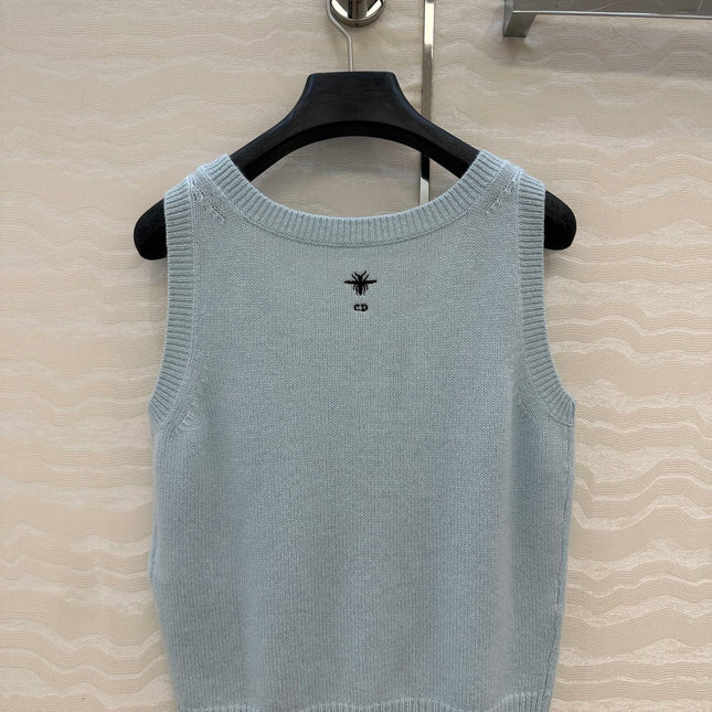 DIOR U-NECK CASHMERE VEST 276279