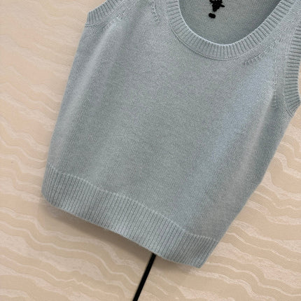 DIOR U-NECK CASHMERE VEST 276279