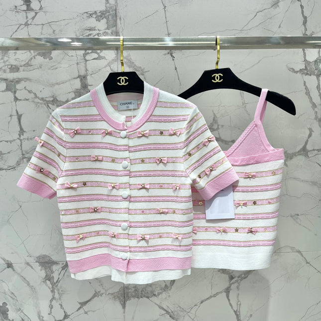 CHANEL 25S SHORT-SLEEVE CARDIGAN STYLE 111